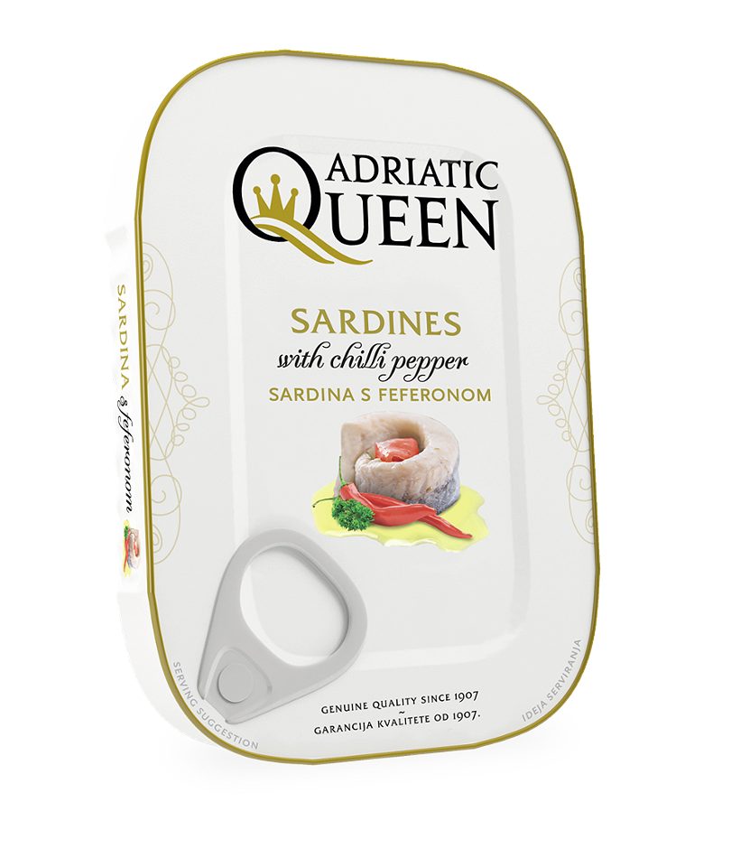 Adriatic Queen Sardinen mit Pfefferoni 105 G